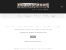 Tablet Screenshot of meanstreetguitars.com